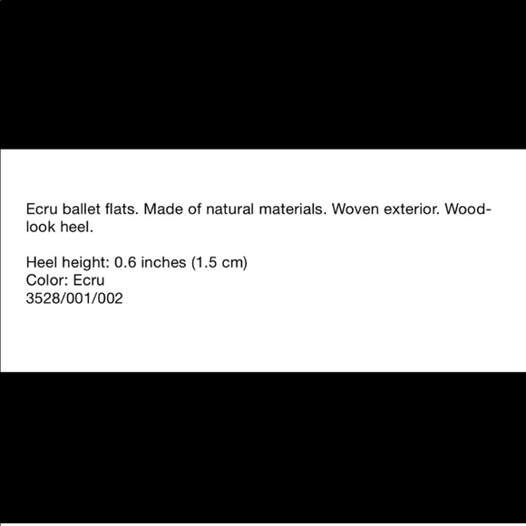 Zara Raffia Woven Jute Natural Ballet Flat Beige - Picture 6 of 7